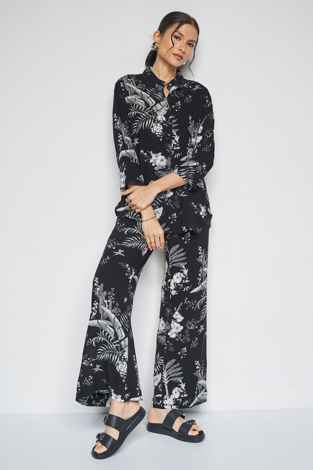 Yin Yang Co-ords Set, Black, image 1